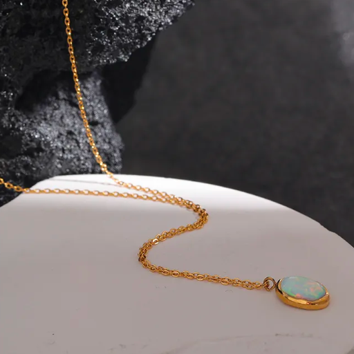 Austrian Stone Pendant Necklace