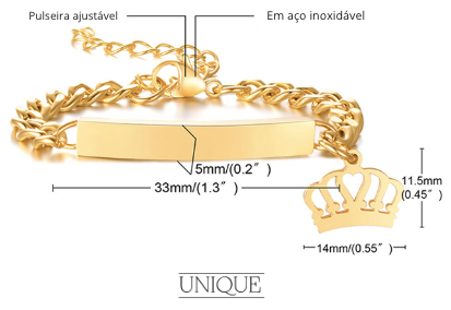 Personalised Baby Name Bracelet