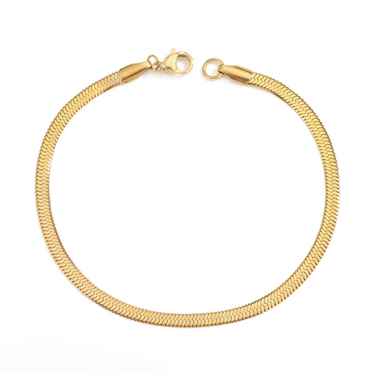 18K Gold-Plated Snake Bracelet