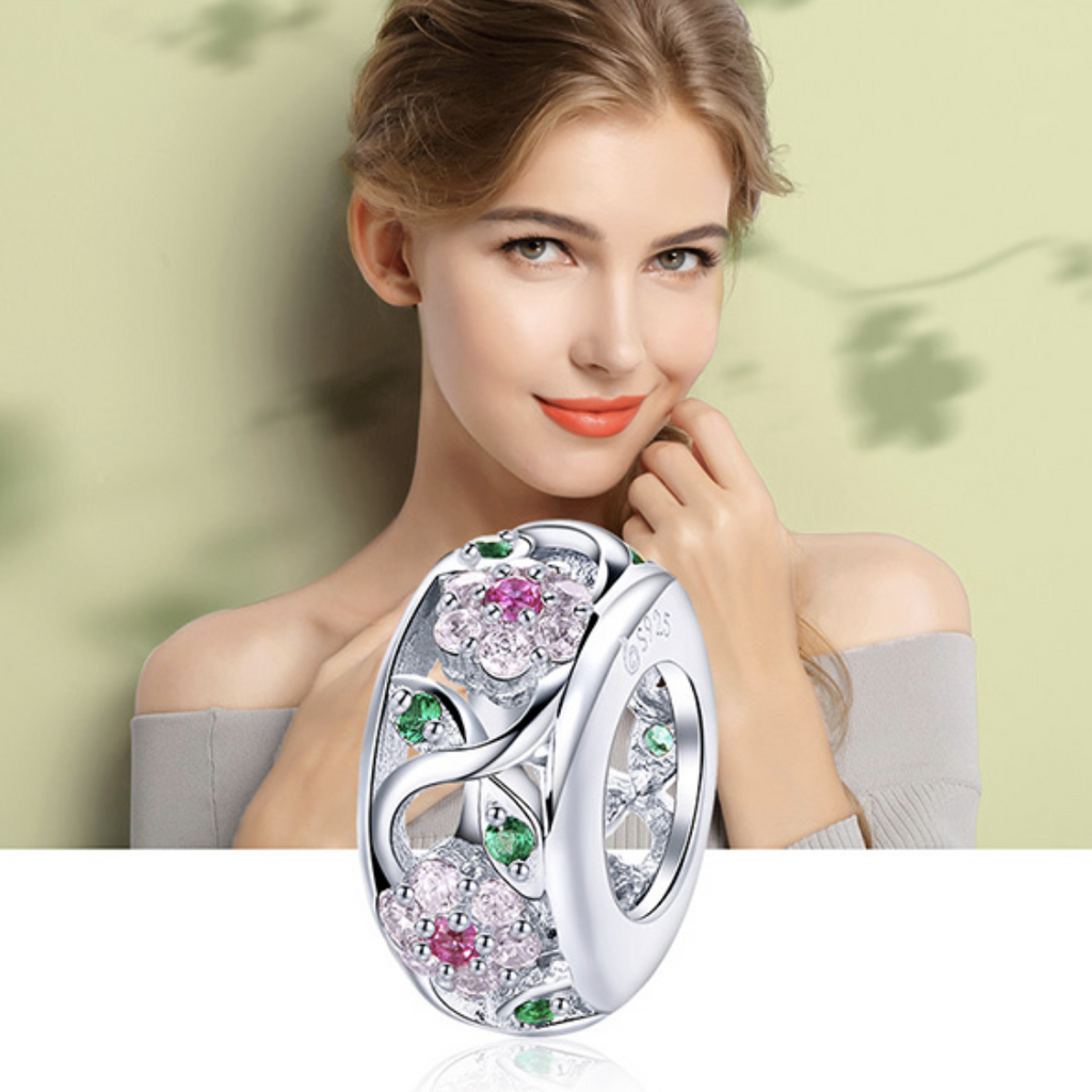 Charming Flower Garden - 925 Silver