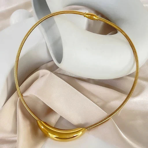 Women's Luxe Gold-Plated Necklace