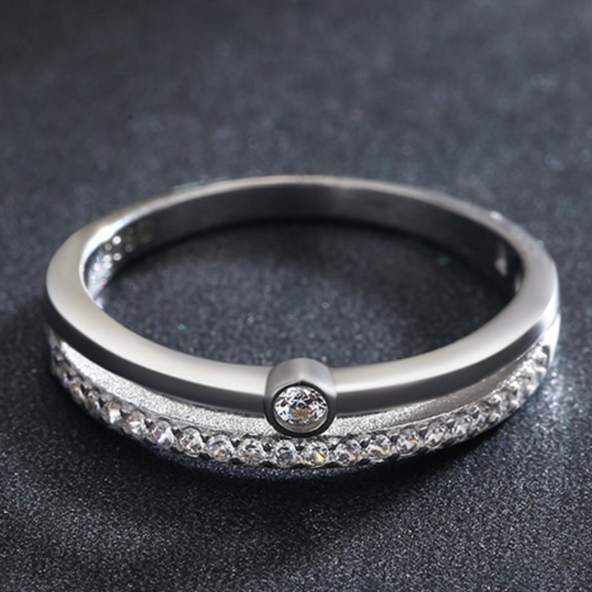 Parallel Arches Ring in Silver