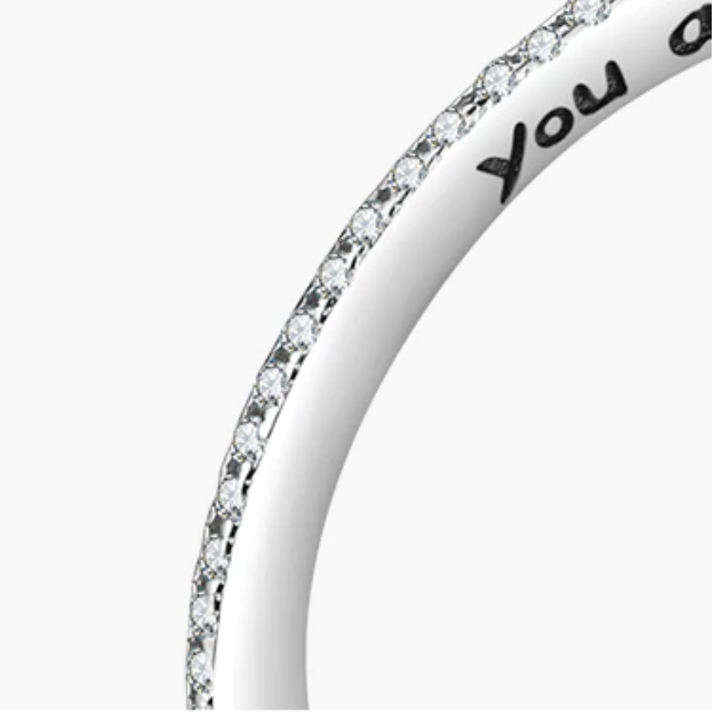 You Are My Love Silver Ring