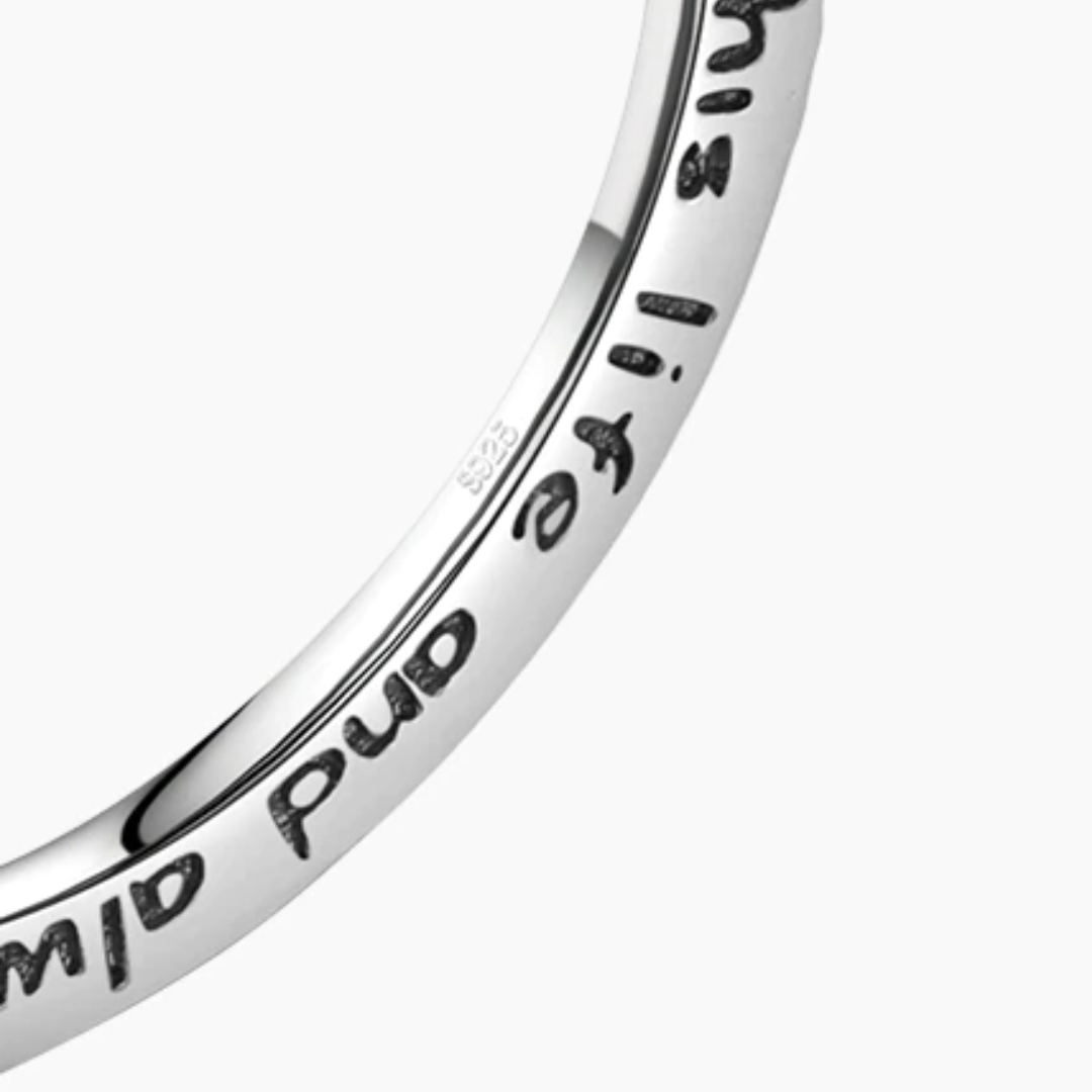 You Are My Love Silver Ring