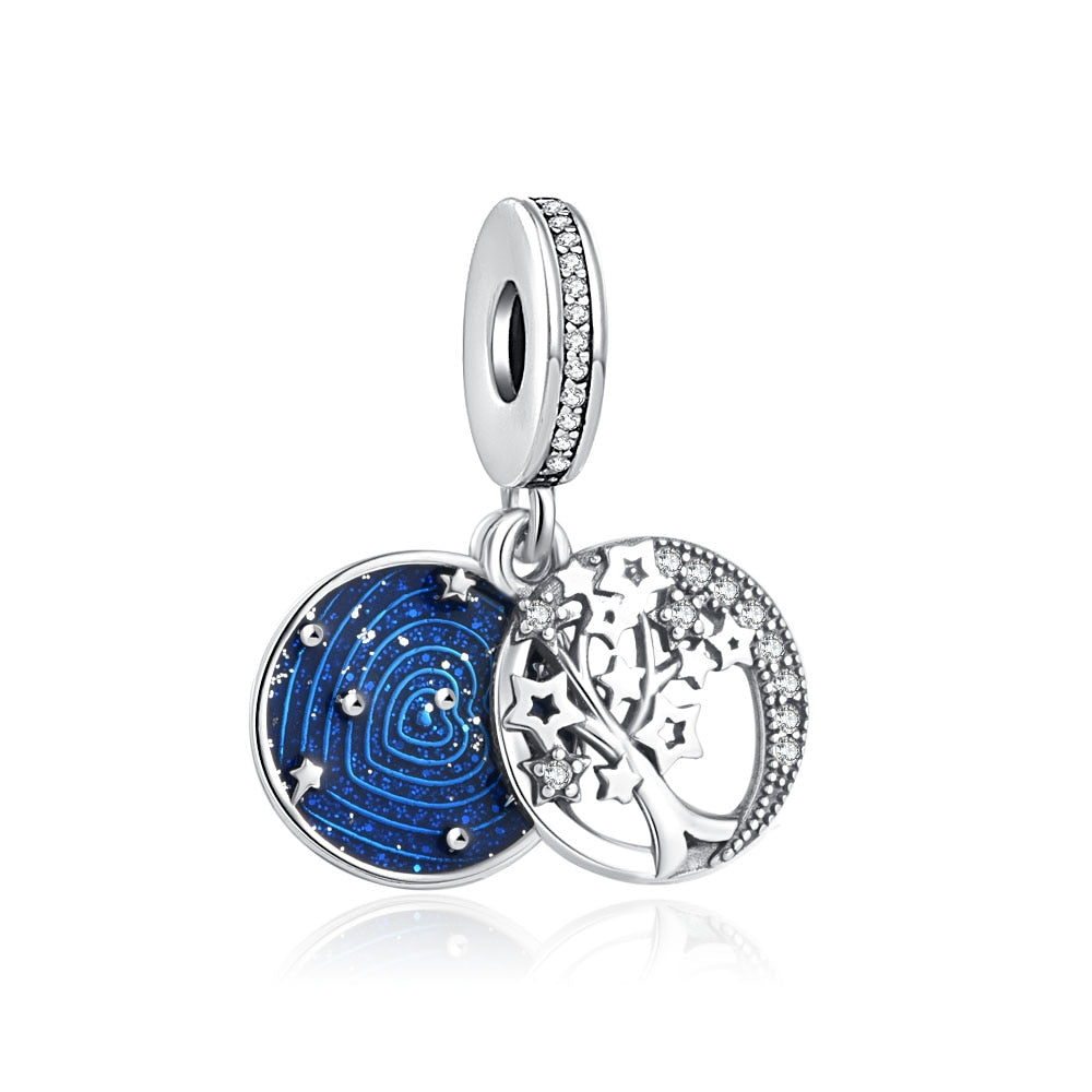 Galaxy Space Collection Charms - 925 Silver