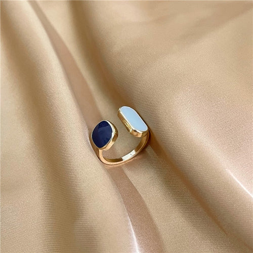 Adjustable Double Stone Ring